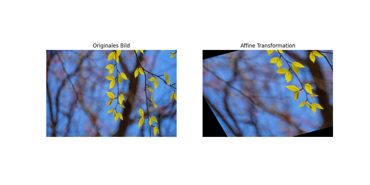 Affine Transformationen OpenCV Affine Transformationen OpenCV